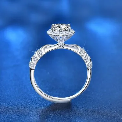 Nhẫn Bạc Nữ đính Kim Cương Moissanite Công Chúa Josie LILI 093453 2