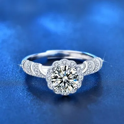 Nhẫn Bạc Nữ đính Kim Cương Moissanite Công Chúa Josie LILI 093453 4