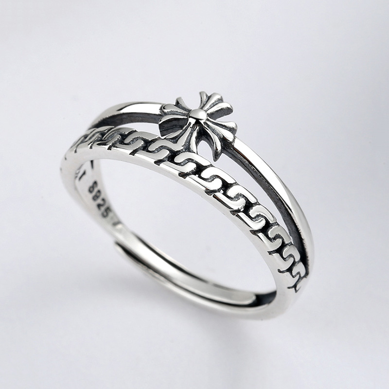Nhẫn Bạc Nữ Hình Chữ Thập Alayna LILI 094034 1