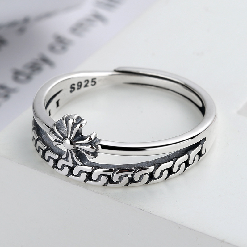 Nhẫn Bạc Nữ Hình Chữ Thập Alayna LILI 094034 2