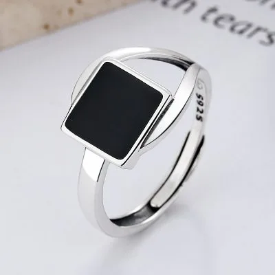 Nhẫn Bạc Nữ Vuông Antonella LILI 104040 1