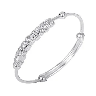 Vòng Tay Bạc đặc Cho Nữ Dạng Kiềng Zaniyah LILI 097129 4