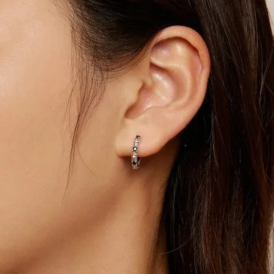 Bông Tai Bạc Nữ đính đá CZ Kamiyah LILI 106878 2