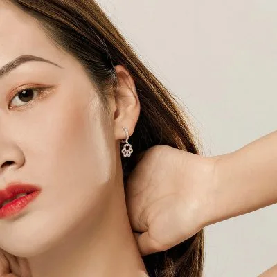 Bông Tai Bạc Nữ đính đá CZ Hình Thú Cưng Baylor LILI 106720 5