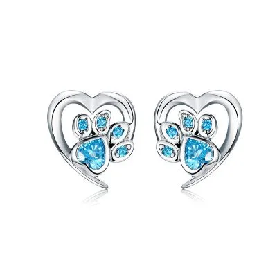 Bông Tai Bạc Nữ đính đá CZ Thú Cưng Dễ Thương Artemis LILI 107207 7