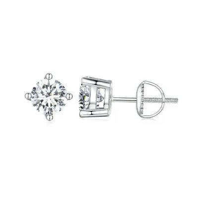 Bông Tai Bạc Nữ đính Kim Cương Moissanite Raina LILI 107374 6