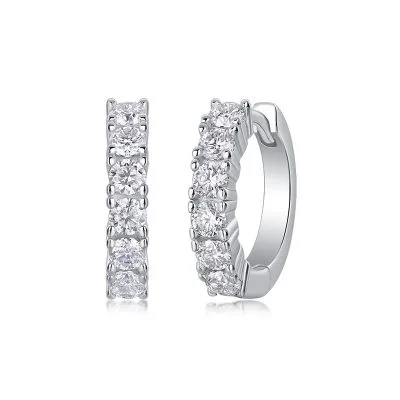 Bông Tai Bạc Nữ đính Kim Cương Moissanite Shay LILI 107259 1