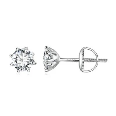 Bông Tai Bạc Nữ đính Kim Cương Moissanite Vương Miện Kairi LILI 107355 6