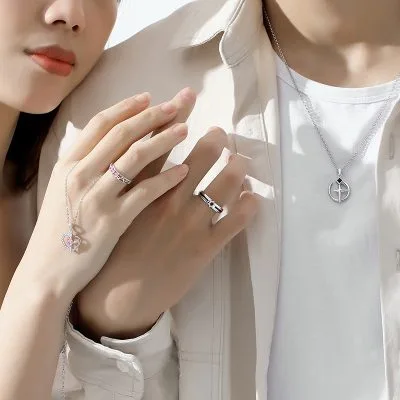 Dây Chuyền Bạc đôi đính đá CZ Hình ánh Sao Elian LILI 106211 3