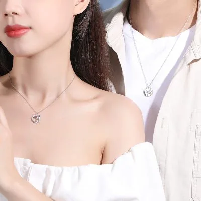 Dây Chuyền Bạc đôi đính đá CZ Sao Hồ điệp Tatum LILI 106219 3