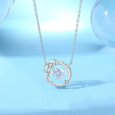 Dây Chuyền Bạc Nữ đính đá CZ Magic Apple LILI 105317 1