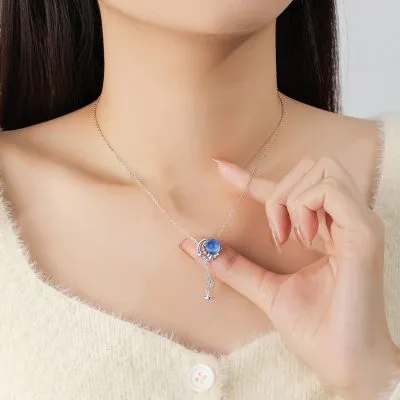 Dây Chuyền Bạc Nữ đính đá CZ Tiểu Hành Tinh Marina LILI 105111 3