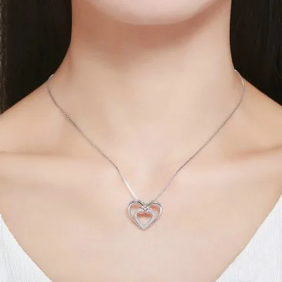 Dây Chuyền Bạc Nữ đính đá CZ Tình Yêu Vĩnh Cửu Fallon LILI 105497 3