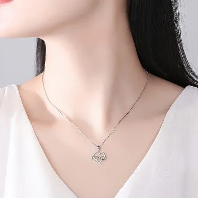 Dây Chuyền Bạc Nữ đính đá CZ Tình Yêu Vĩnh Cửu Milan LILI 105261 4