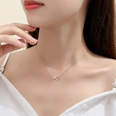 Dây Chuyền Bạc Nữ đính đá CZ Vô Cực Kataleya LILI 105839 4