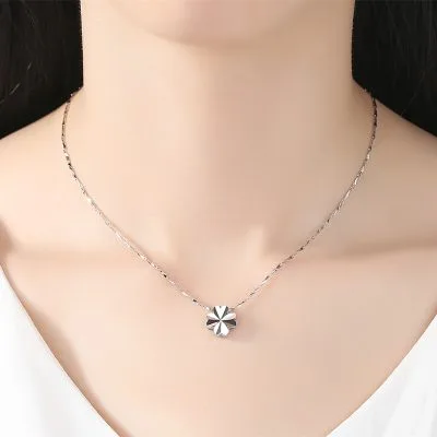 Dây Chuyền Bạc Nữ Hình Cỏ 4 Lá Lexie LILI 107532 4