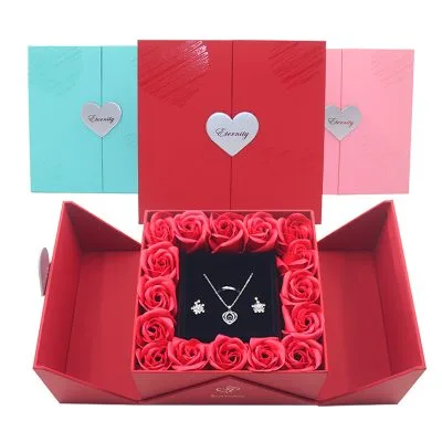 Hộp Quà Tặng đựng Trang Sức Hoa Hồng Sáp Eternity LILI 107855 1