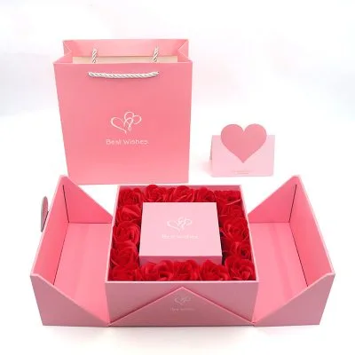 Hộp Quà Tặng đựng Trang Sức Hoa Hồng Sáp Eternity LILI 107855 6