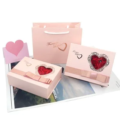 Hộp Quà Tặng đựng Trang Sức Hoa Hồng Sáp Forever Love LILI 107845 3