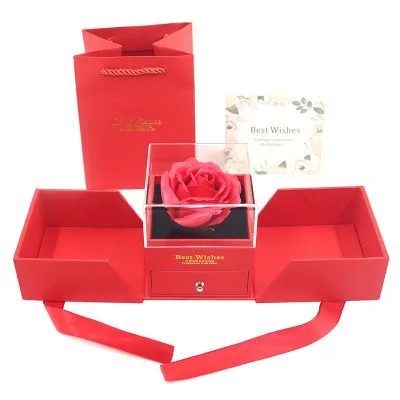 Hộp Quà Tặng đẹp đựng Trang Sức Hoa Hồng Sáp Dạng Ngăn Tesoro LILI 879955 27