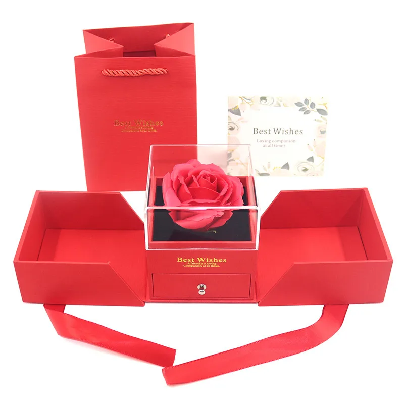 Hộp Quà Tặng đẹp đựng Trang Sức Hoa Hồng Sáp Dạng Ngăn Tesoro LILI 879955 27