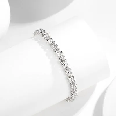Lắc Tay Bạc Nữ đơn Giản Chuỗi Thỏ May Mắn Emmie LILI 063778 13