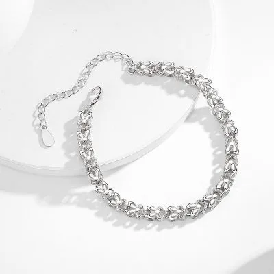 Lắc Tay Bạc Nữ đơn Giản Chuỗi Thỏ May Mắn Emmie LILI 063778 14