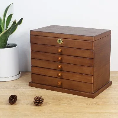 Tủ Hộp đựng đồ Trang Sức Phụ Kiện Gỗ Thông Arielle LILI 120092 3