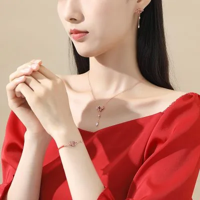 Bông Tai Bạc Nữ đính đá CZ Brianna LILI 126410 2