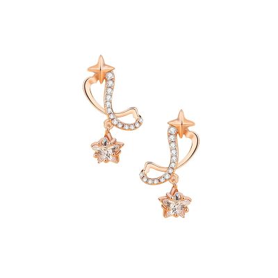 Bông Tai Bạc Nữ đính đá CZ Hình Chiếc Nơ Lấp Lánh Kimberly LILI 126508 4