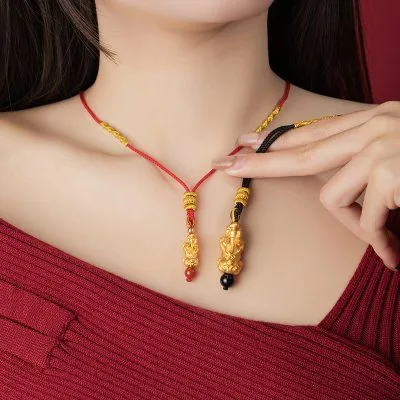 Dây Chuyền Bạc đôi Hình Tỳ Hưu May Mắn Sienna LILI 126114 2