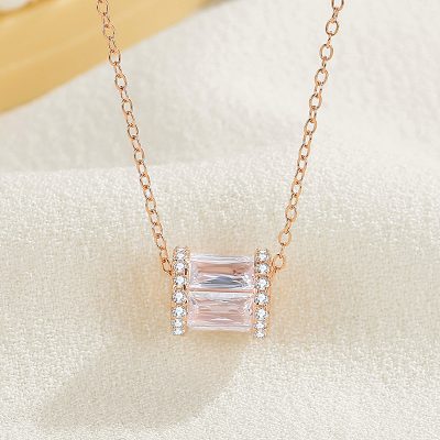 Dây Chuyền Bạc Nữ đính đá CZ Natalia LILI 125566 2
