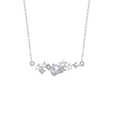 Dây Chuyền Bạc Nữ đính đá CZ Bầu Trời Sao Peyton LILI 126009 5