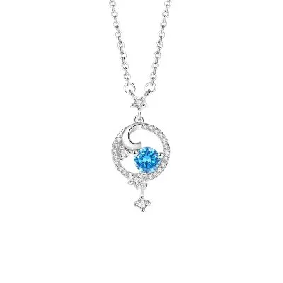 Dây Chuyền Bạc Nữ đính đá CZ Bầu Trời Sao Starlight LILI 125767 6