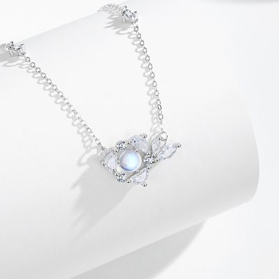 Dây Chuyền Bạc Nữ đính đá CZ Cá Xinh đẹp Freya LILI 126056 5