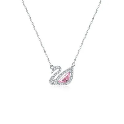 Dây Chuyền Bạc Nữ đính đá CZ Hình Chú Thiên Nga LILI 197559 23
