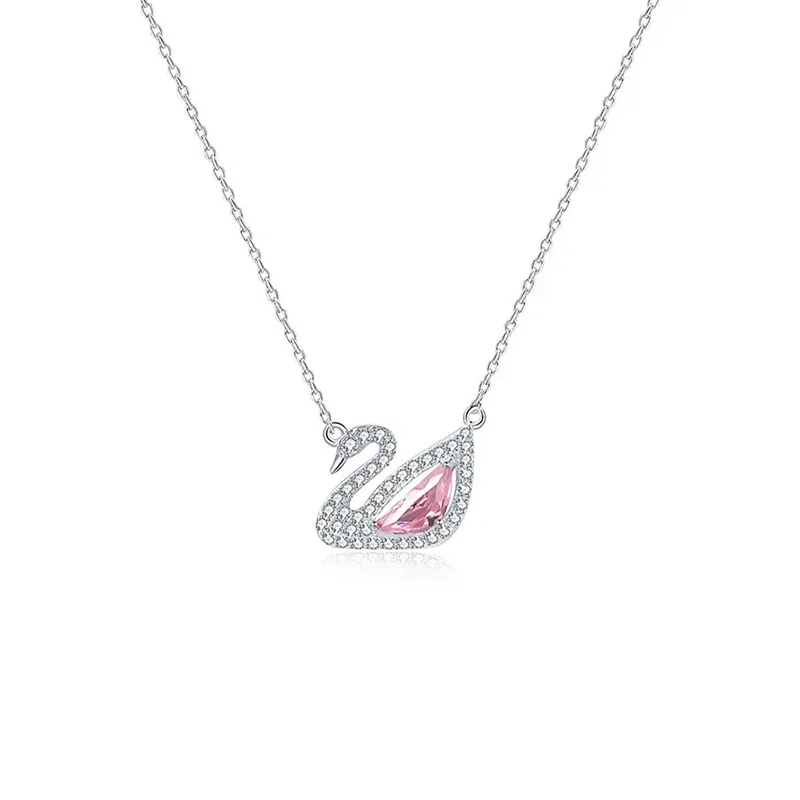 Dây Chuyền Bạc Nữ đính đá CZ Hình Chú Thiên Nga LILI 197559 23