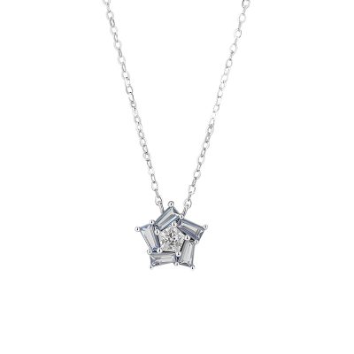Dây Chuyền Bạc Nữ đính đá CZ Hình Ngôi Sao 5 Cánh Sawyer LILI 126815 4