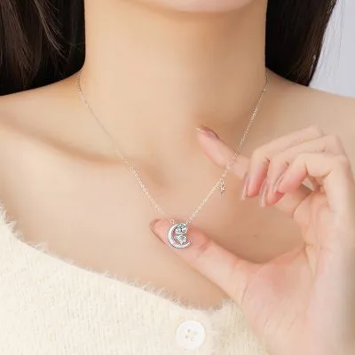 Dây Chuyền Bạc Nữ đính đá CZ Kỳ Lân Lấp Lánh Starry Unicorn LILI 125672 2