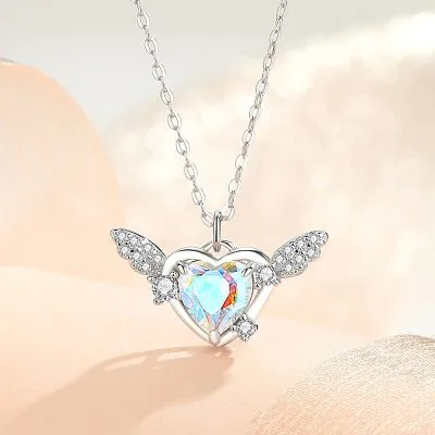 Dây Chuyền Bạc Nữ đính đá CZ Thiên Thần Tình ái Josie LILI 125974 5