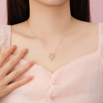 Dây Chuyền Bạc Nữ đính đá CZ Tình Yêu Lấp Lánh Ariana LILI 125717 2
