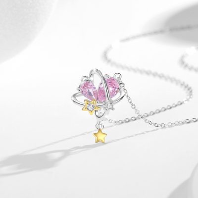 Dây Chuyền Bạc Nữ đính đá CZ Tình Yêu Lấp Lánh Ariana LILI 125717 3