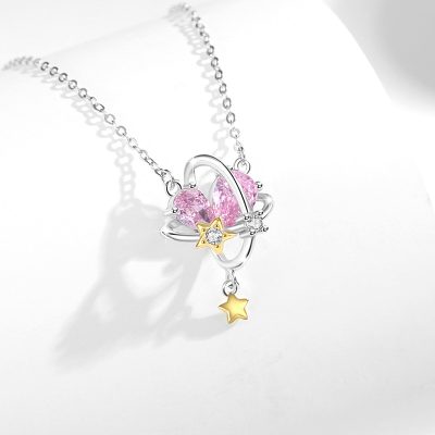 Dây Chuyền Bạc Nữ đính đá CZ Tình Yêu Lấp Lánh Ariana LILI 125717 4
