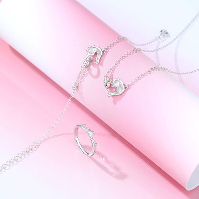 Lắc Tay Bạc Nữ đính đá CZ Hình Kỳ Lân Mackenzie LILI 126164 3