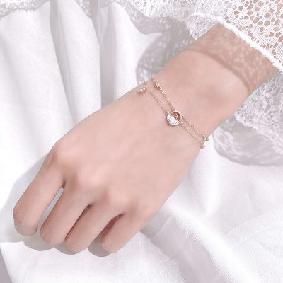 Lắc Tay Bạc Nữ đính đá CZ Thiên Hà Galaxy LILI 124943 3
