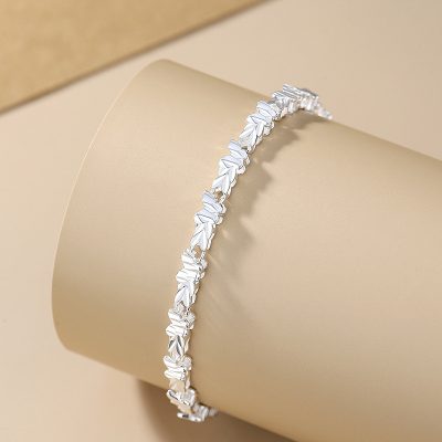 Lắc Tay Bạc Nữ Hình Chuỗi Hồ điệp Zoe LILI 125088 3