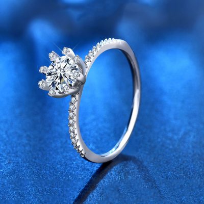 Nhẫn Bạc Nữ đính Kim Cương Moissanite Annabelle LILI 094265 10