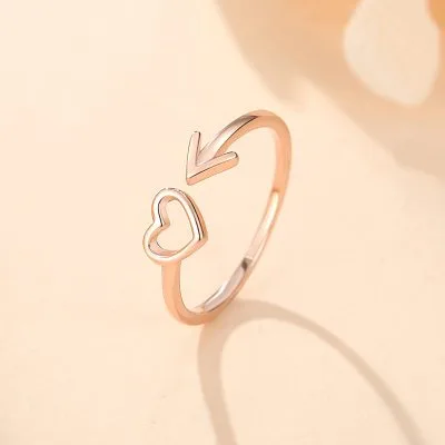 Nhẫn Bạc Nữ Hình Mũi Tên Tình ái Leah LILI 125183 1