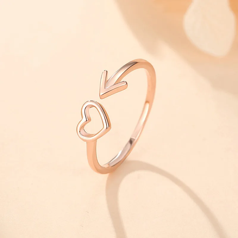 Nhẫn Bạc Nữ Hình Mũi Tên Tình ái Leah LILI 125183 1