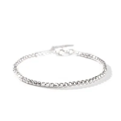 Vòng Tay Bạc Nữ đính đá Tròn Cách điệu Stella LILI 125102 6